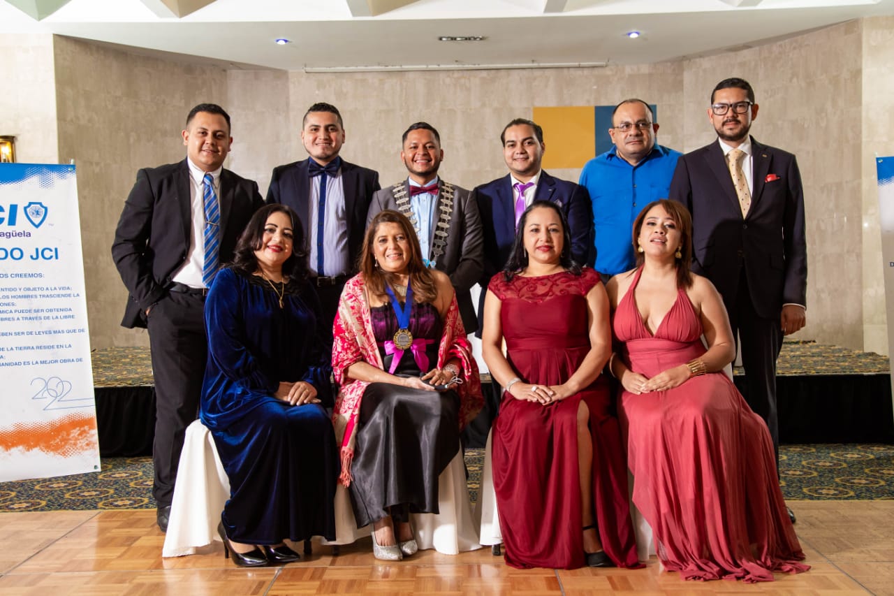 La JCI juramenta a nueva junta directiva y presidente de Comayagüela