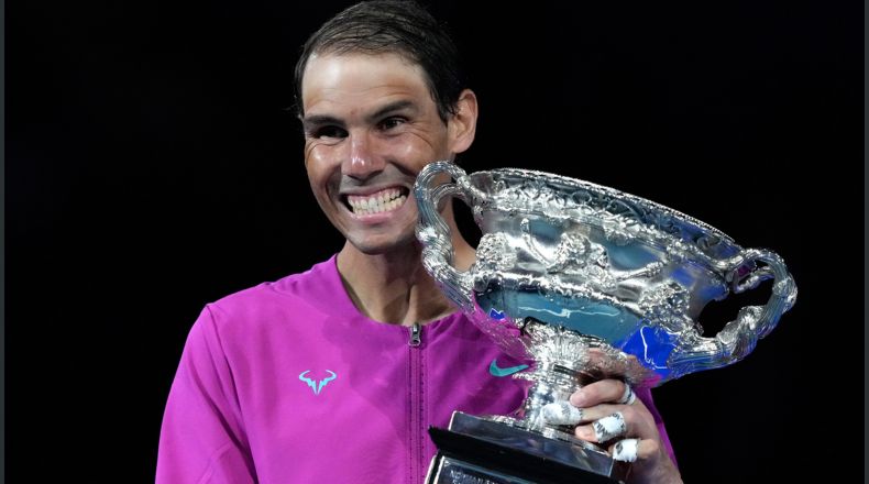 Rafael Nadal gana el abierto de Australia y rompe el récord masculino