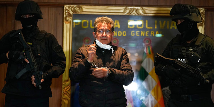 Detienen a exjefe antidrogas de Evo Morales en Bolivia Detienen a exjefe antidrogas de Evo Morales en Bolivia