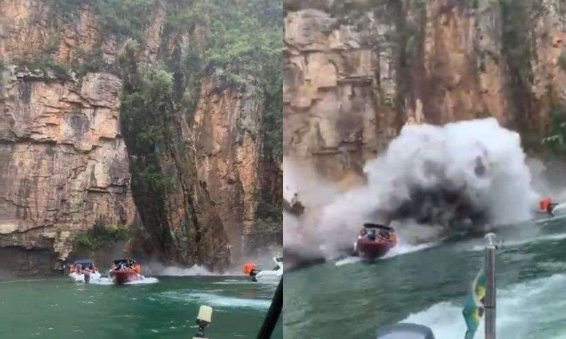 Al menos cinco muertos y más de 30 heridos tras desprenderse parte de un cañón en Brasil Al menos cinco muertos y más de 30 heridos tras desprenderse parte de un cañón en Brasil