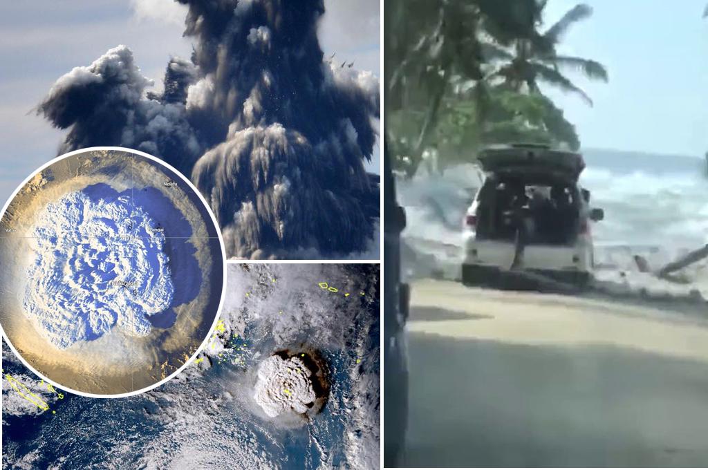 Daños aún incalculables por potente erupción de volcán en Tonga Daños aún incalculables por potente erupción de volcán en Tonga
