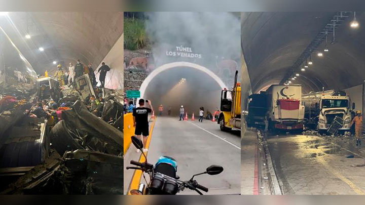 Accidente en un túnel de Colombia deja al menos 7 muertos y 33 heridos