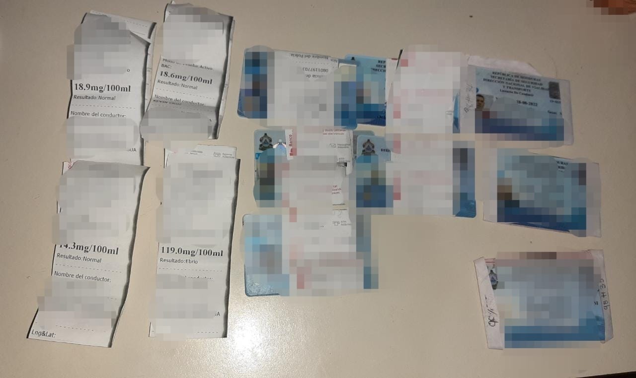 DNVT reporta el decomiso de más de 1,300 licencias de conducir durante fin de semana