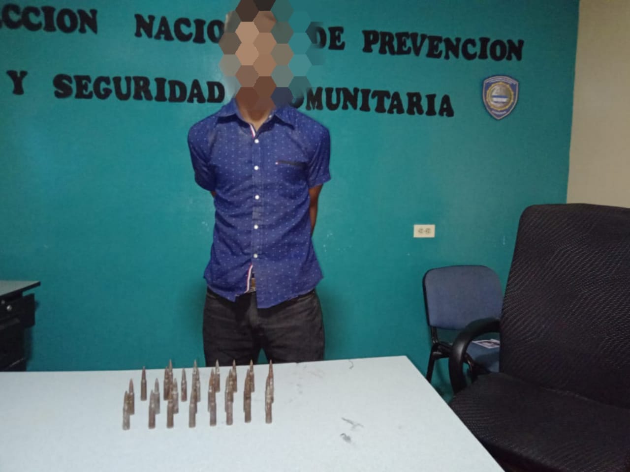 Hombre es detenido por tenencia ilegal de munición de uso prohibido en El Paraíso Hombre es detenido por tenencia ilegal de munición de uso prohibido en El Paraíso