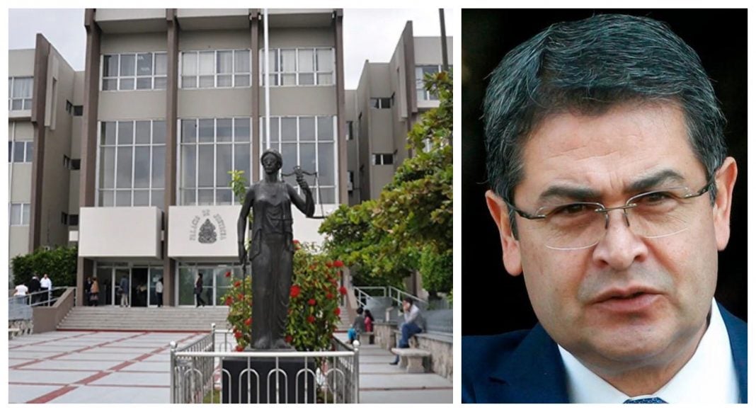 Realizan audiencia de información contra el expresidente Hernández