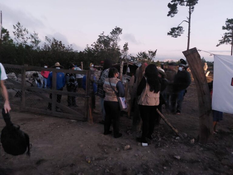 Desalojan a comunidad lenca «Tierra del Padre» en San Buenaventura, FM