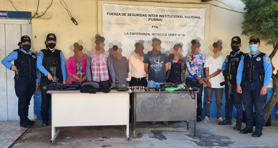 Desarticulada banda delictiva «Los Torrotos» dedicada a cometer múltiples delitos en Intibucá Desarticulada banda delictiva «Los Torrotos» dedicada a cometer múltiples delitos en Intibucá