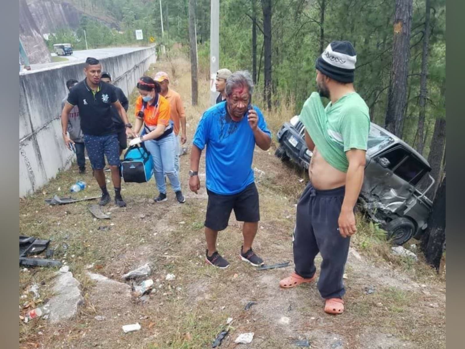 De milagro se salva el “Primitivo” Maradiaga tras terrible accidente en la CA-5