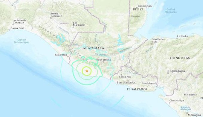 Sismo de magnitud 6,8 sacude Guatemala y causa alarma