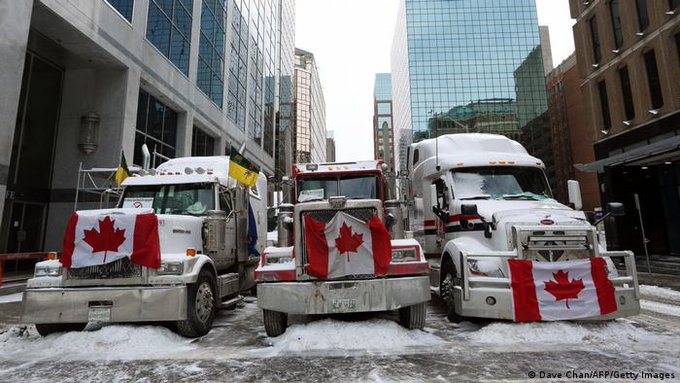 Alcalde de Ottawa, Canadá declara estado de emergencia ante las protestas de camioneros