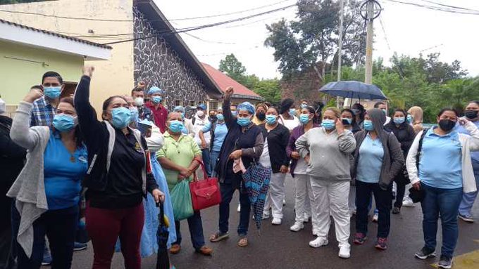 Presidenta del CMH insta a personal de primera linea de Código Verde a demandar a la Sesal en lucha por sus derechos Presidenta del CMH insta a personal de primera linea de Código Verde a demandar a la Sesal en lucha por sus derechos