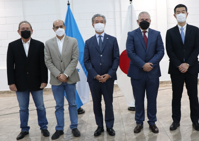 El gobierno de Honduras y Japón firman un acuerdo canjes de notas y la donación de 600 millones de lempiras