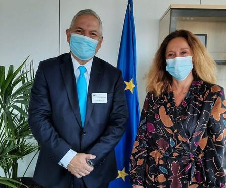 Canciller Enrique Reina se reúne con la Directora General para Asociaciones Internacionales de la Unión Europea Canciller Enrique Reina se reúne con la Directora General para Asociaciones Internacionales de la Unión Europea