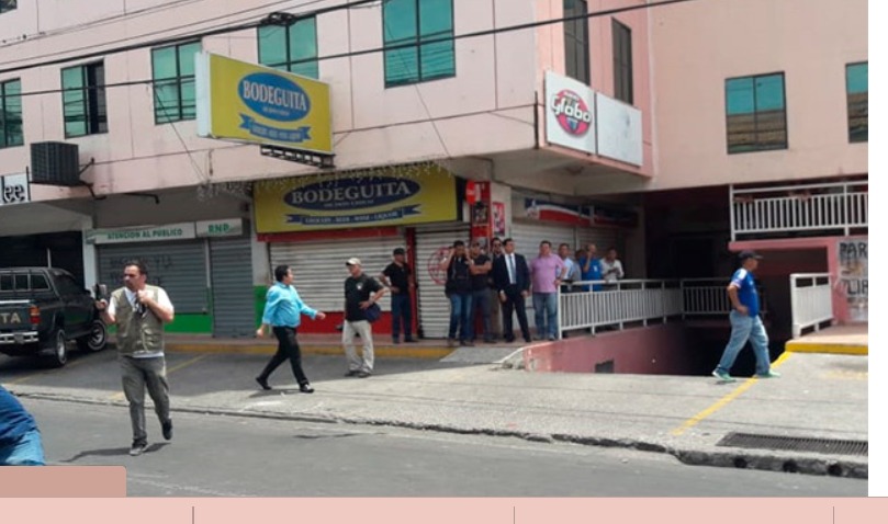 Atentado: Sujeto a bordo de moto tirotea negocio del edificio Villatoro en el bulevar Morazán