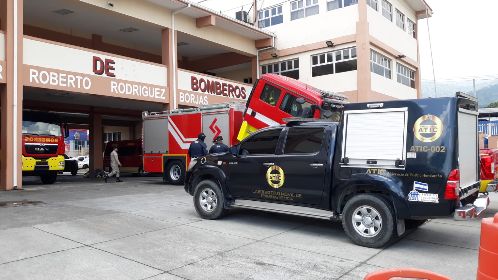 ATIC secuestra documentos de instalaciones del Cuerpo de Bomberos en SPS