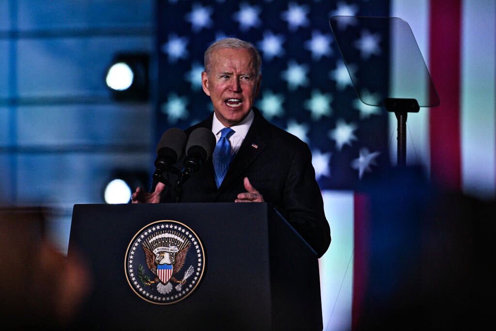 Joe Biden denunció en Polonia “la cínica y obscena” ofensiva de Putin en Ucrania