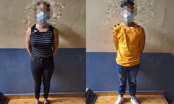 Capturan a mujer junto a su pareja en  la  capital por el maltrato de sus hijos menores de edad