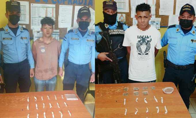 Por presunto tráfico de drogas, capturan a dos ayudantes de albañil en SPS