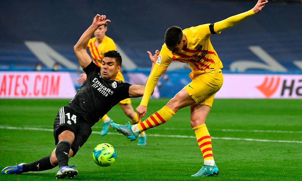 En clásico español Barcelona golea 4-0 de visita al Real Madrid En clásico español Barcelona golea 4-0 de visita al Real Madrid