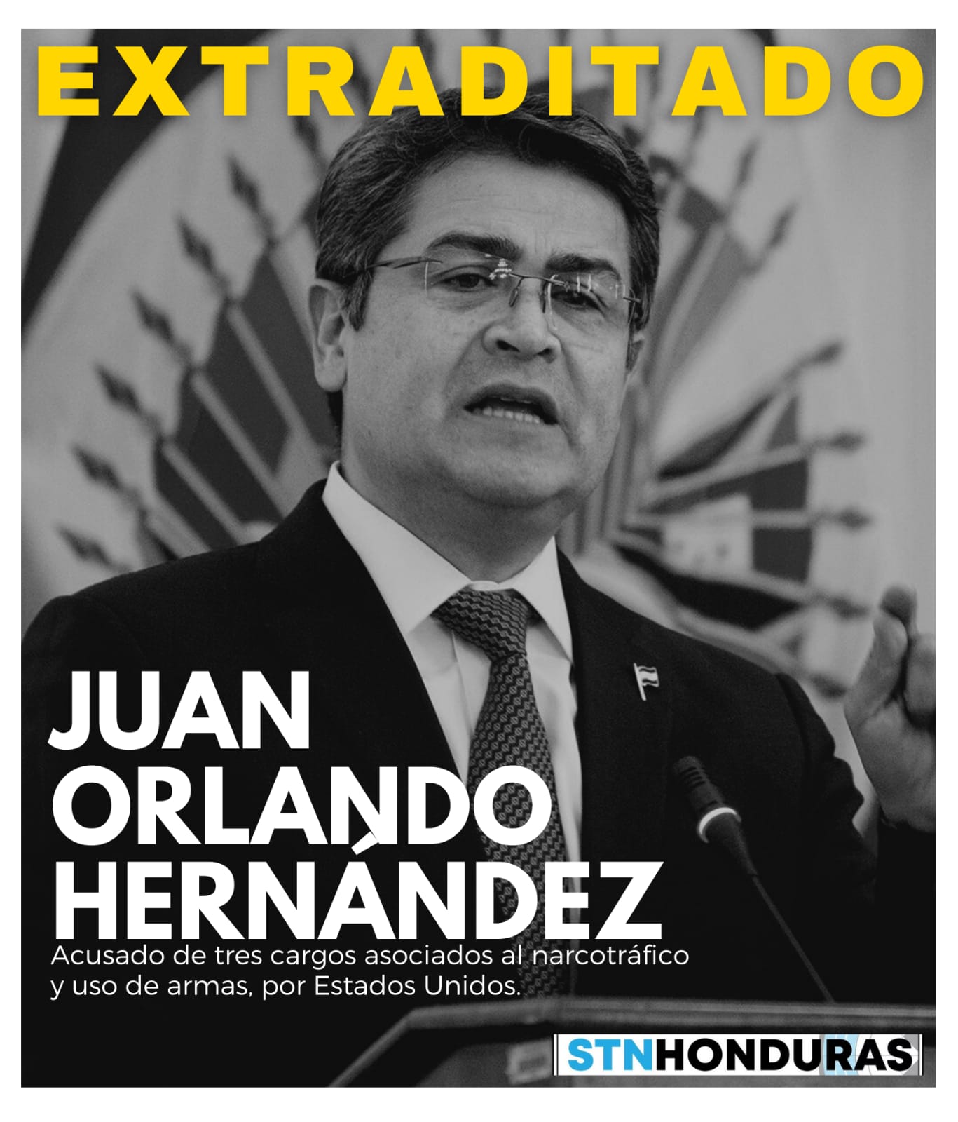 Finalmente expresidente Hernández es extraditado a Estados Unidos