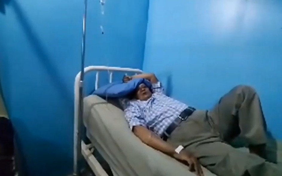 El Apostol Chago es  internado en  Clínica de Tocoa: «Yo creo que ya Dios quiere llevarme»