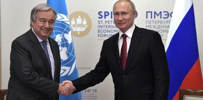 El secretario general de la ONU, António Guterres, se reunirá con Vladimir Putin en Moscú