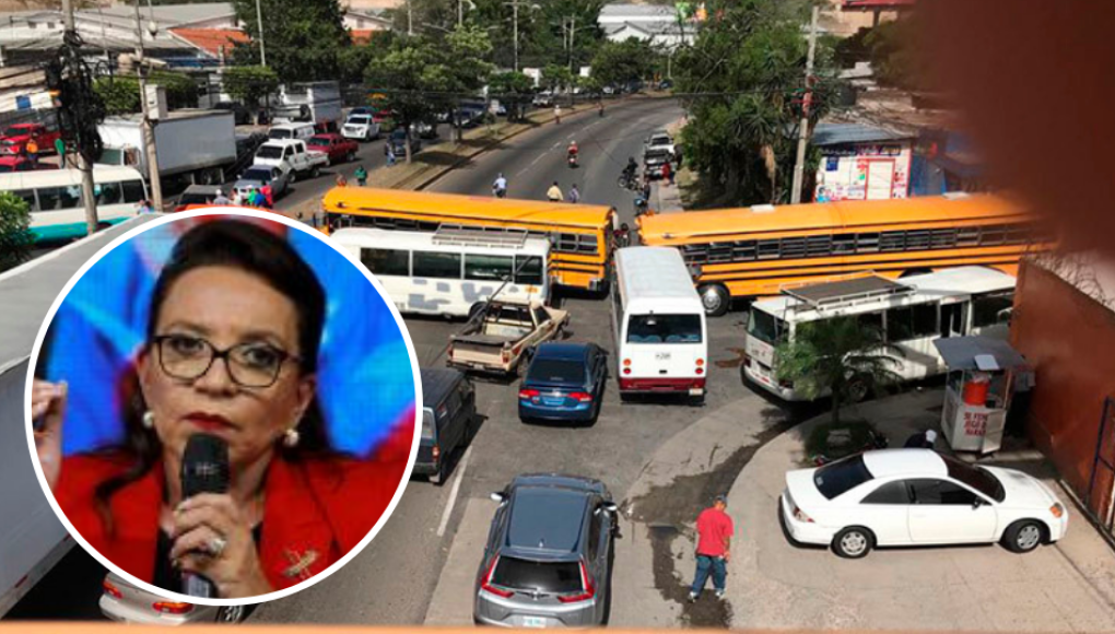 Xiomara Castro: «El paro de trasporte es totalmente injustificado» Xiomara Castro: «El paro de trasporte es totalmente injustificado»