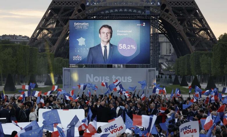 Emmanuel Macron fue reelecto presidente de Francia