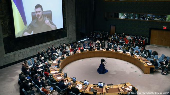 Zelenski pide una reforma del Consejo de Seguridad de la ONU Zelenski pide una reforma del Consejo de Seguridad de la ONU