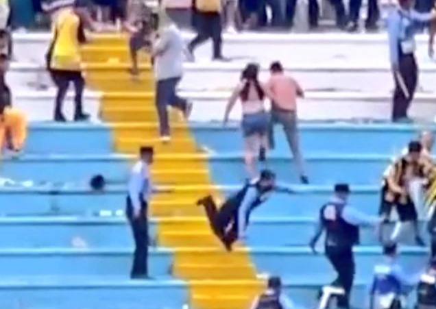 Policía ofrece L 100,000 por información de quien agredió a oficial en el estadio Olímpico