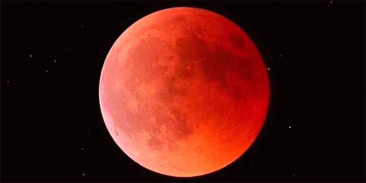 Eclipse total de luna podrá observarse este domingo en gran parte del mundo