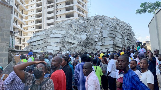 Al menos ocho fallecidos tras derrumbe de un edificio en Nigeria