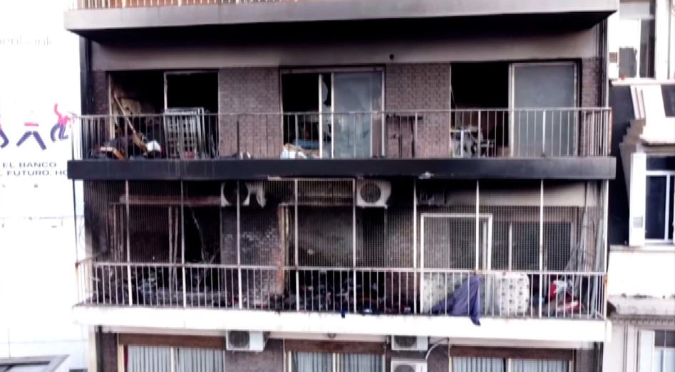 Trágico incendio en un edificio céntrico de Buenos Aires: al menos cinco muertos y varios heridos