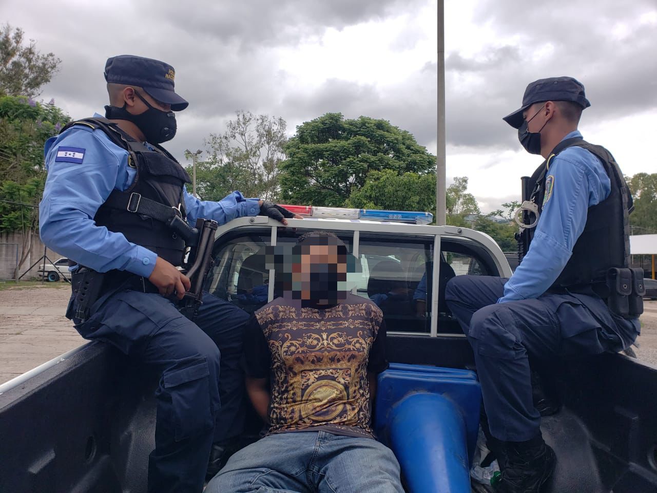 FNSTU captura a miembro de «Los Chirizos», buscado por homicidio en Tegucigalpa