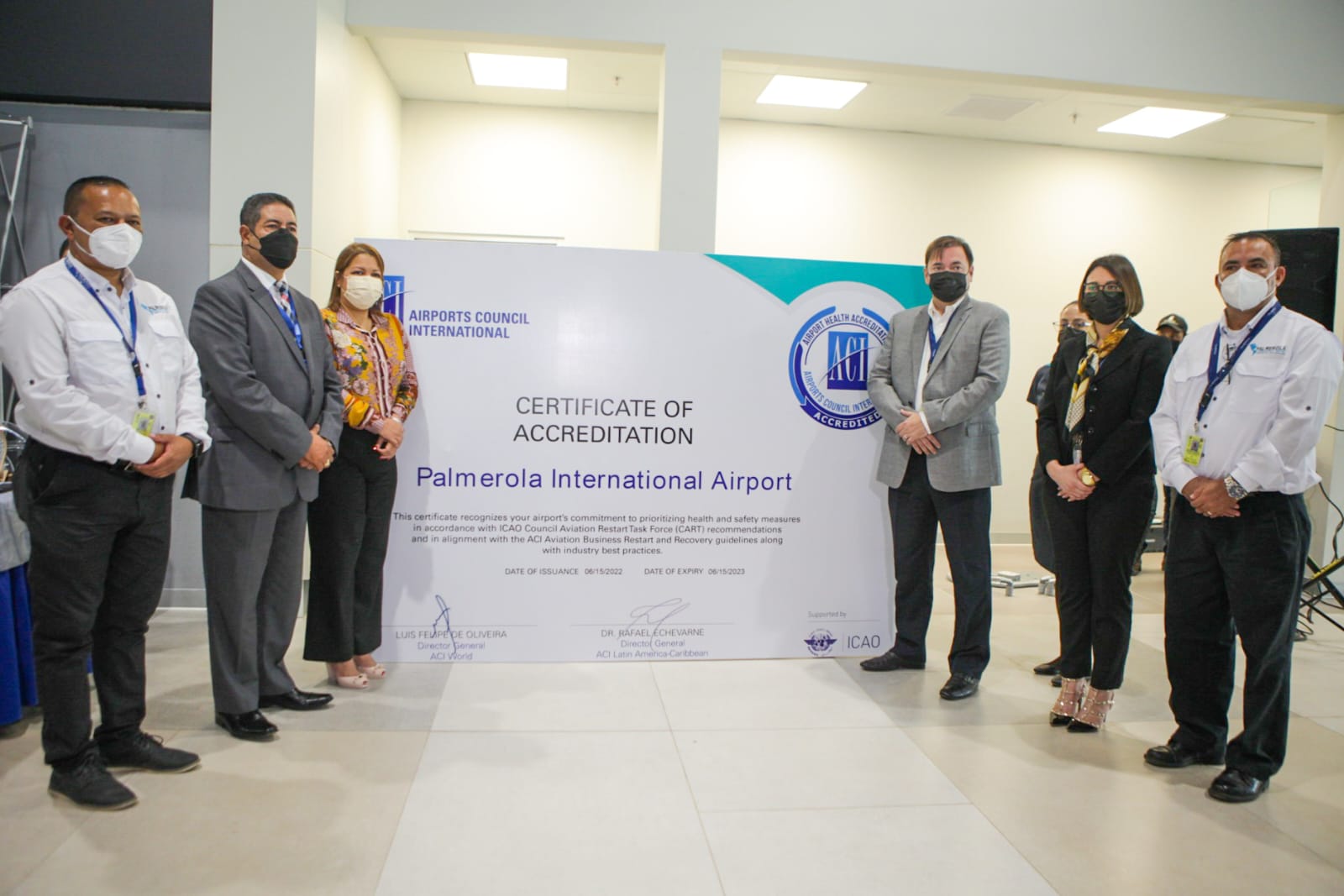 Palmerola se convierte en el segundo aeropuerto del mundo en recibir certificación de bioseguridad del ACI