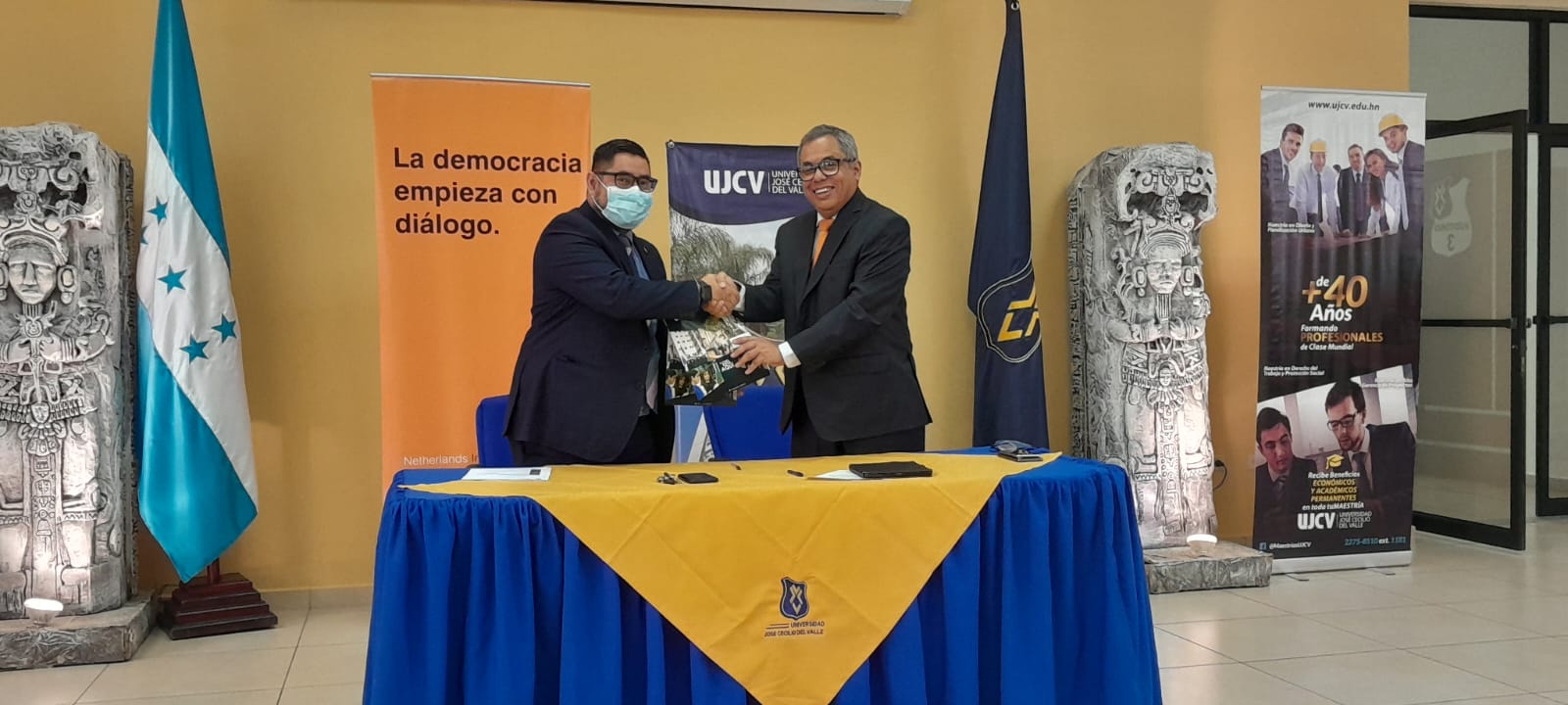 El NIMD y la Universidad José Cecilio del Valle firman Memorando de Entendimiento