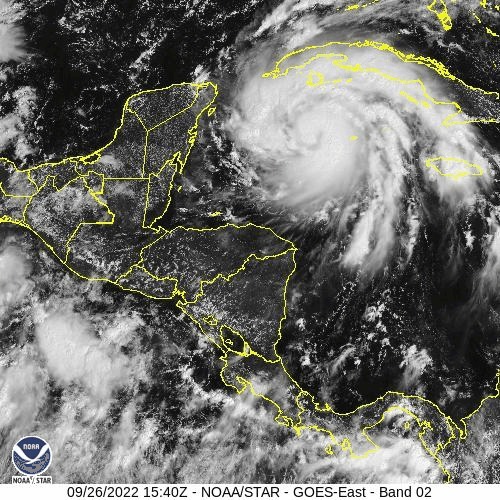 El Huracán Ian de categoría 1