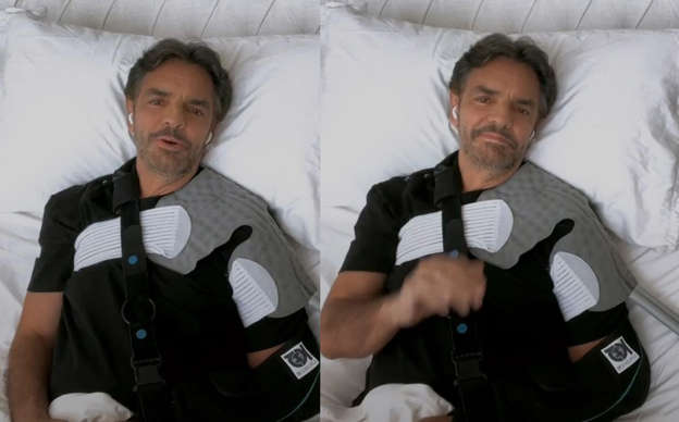 Eugenio Derbez reaparece en redes sociales, luego de sufrir aparatoso accidente.