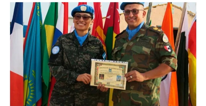 Primera mujer hondureña que asume la Comandancia de Misión Militar de la ONU. Primera mujer hondureña que asume la Comandancia de Misión Militar de la ONU.