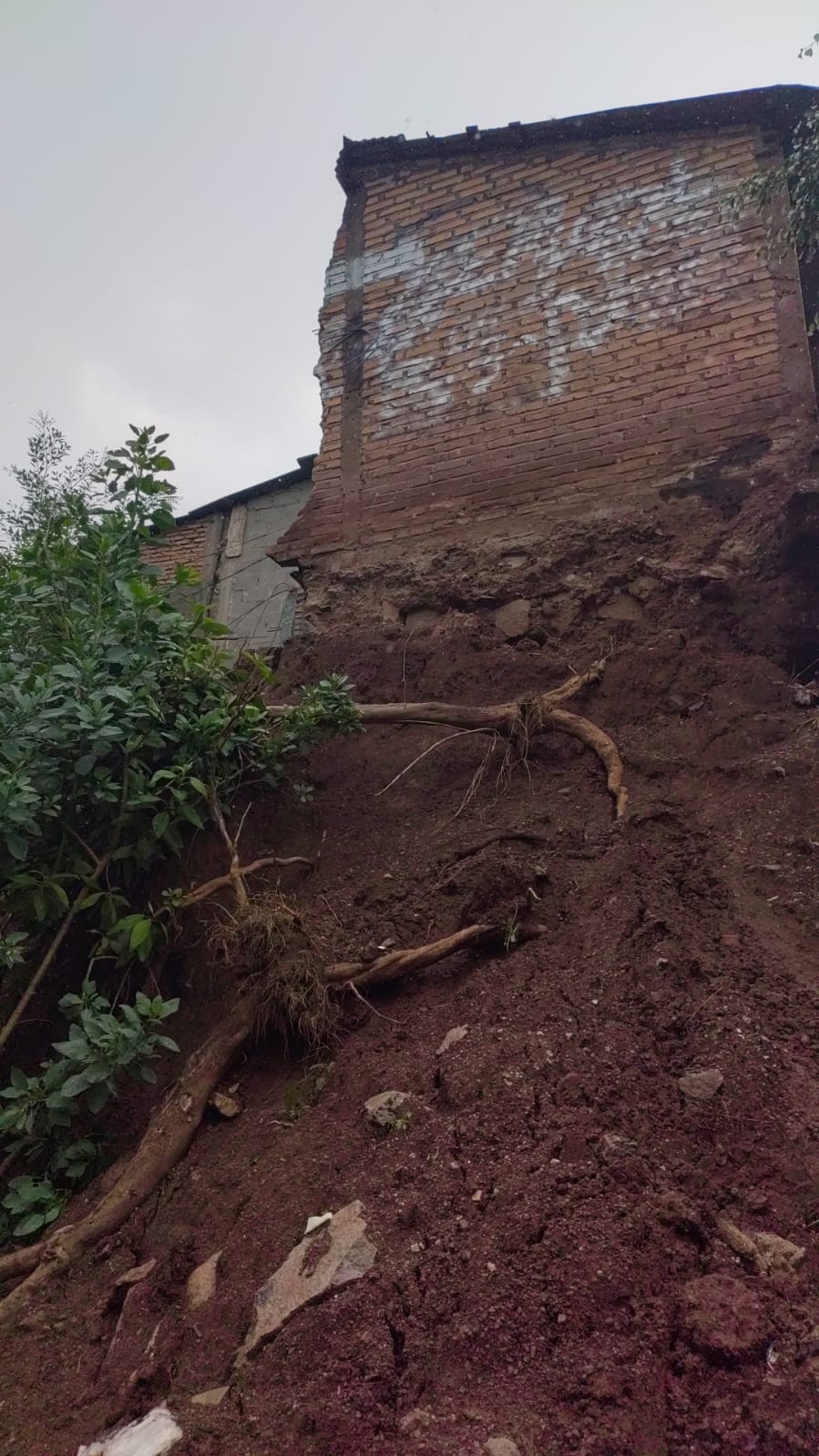 Lluvias provocan inundaciones y colapso de viviendas