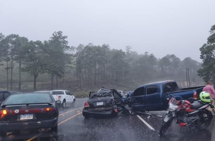 Una persona muerta deja accidente vehicular en la carretera CA-5 a la altura de Zambrano