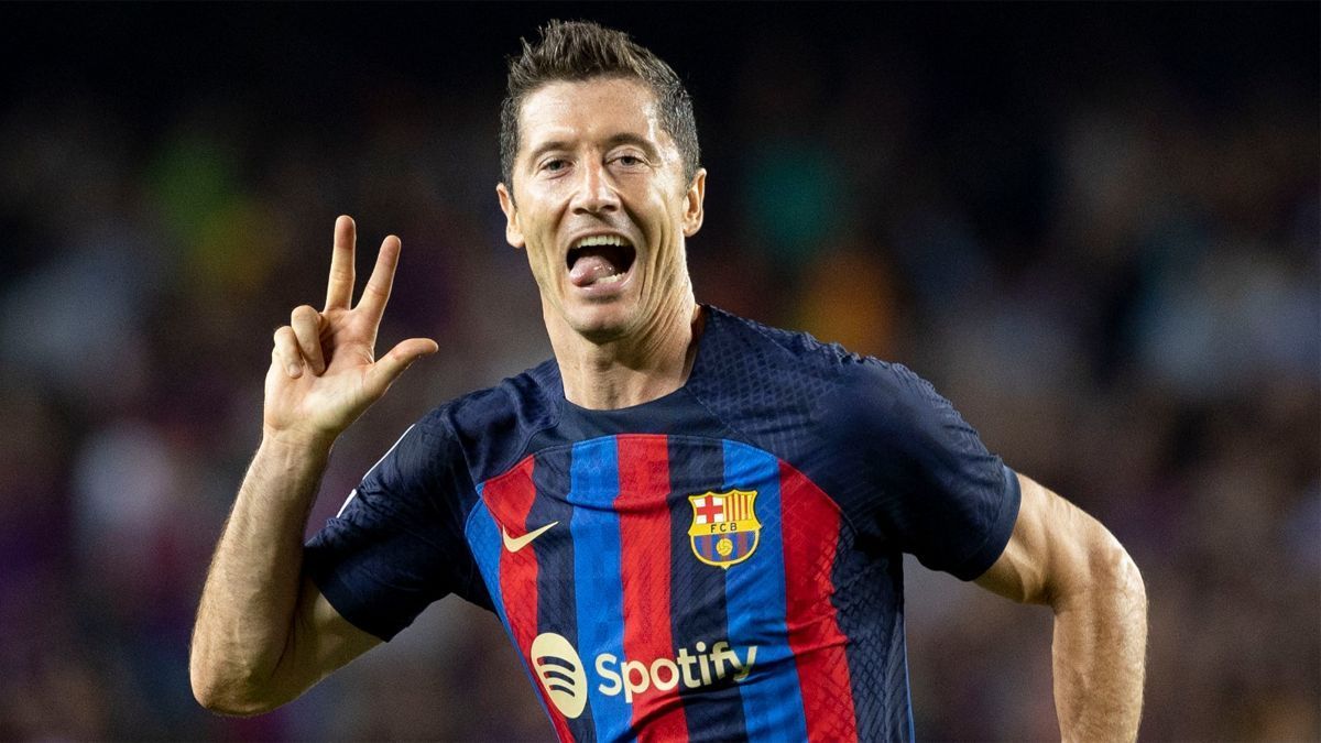 Con triplete de Lewandowski el Barça derrota 5-1 al Viktoria Pilsen