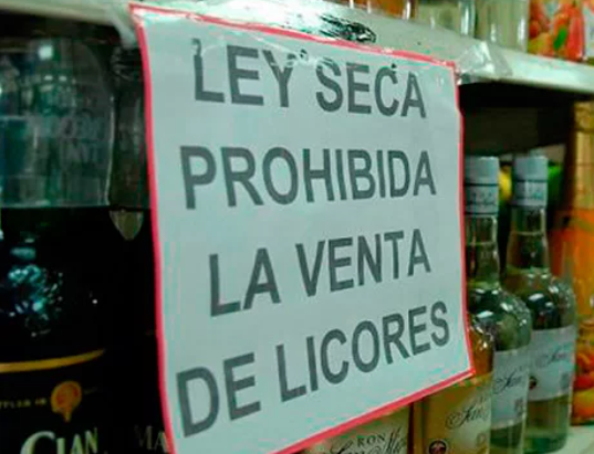 “Ley Seca” en la capital para el 15 de septiembre