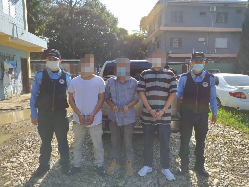 Capturan supuestos miembros de la MS-13 en Yoro.