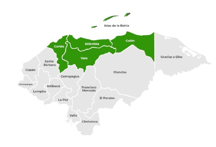 Alerta Verde por 24 horas para cinco departamentos de Honduras Alerta Verde por 24 horas para cinco departamentos de Honduras