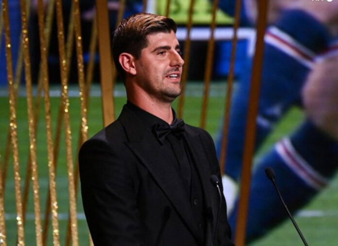 Thibaut Courtois, elegido mejor portero del año en la gala del Balón de Oro