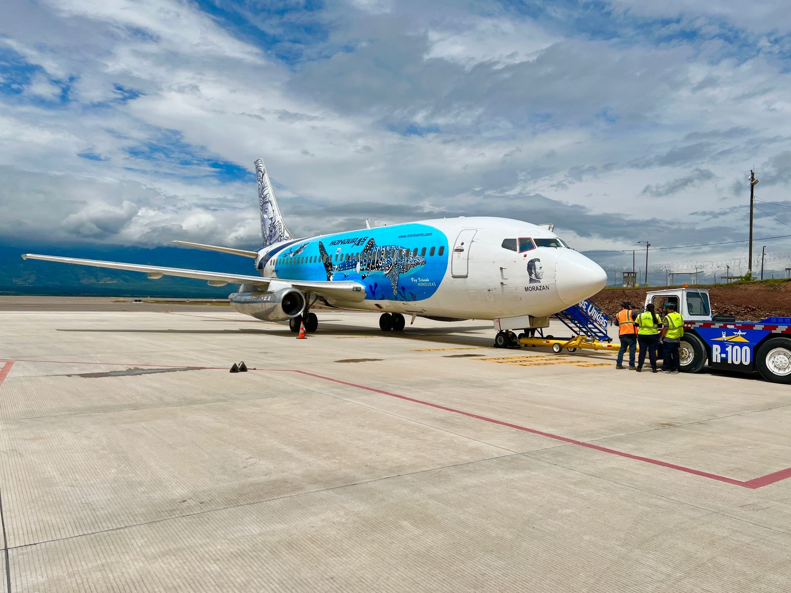 Palmerola recibe vuelo de Roatán que no podía aterrizar en Toncontín por condiciones climatológicas
