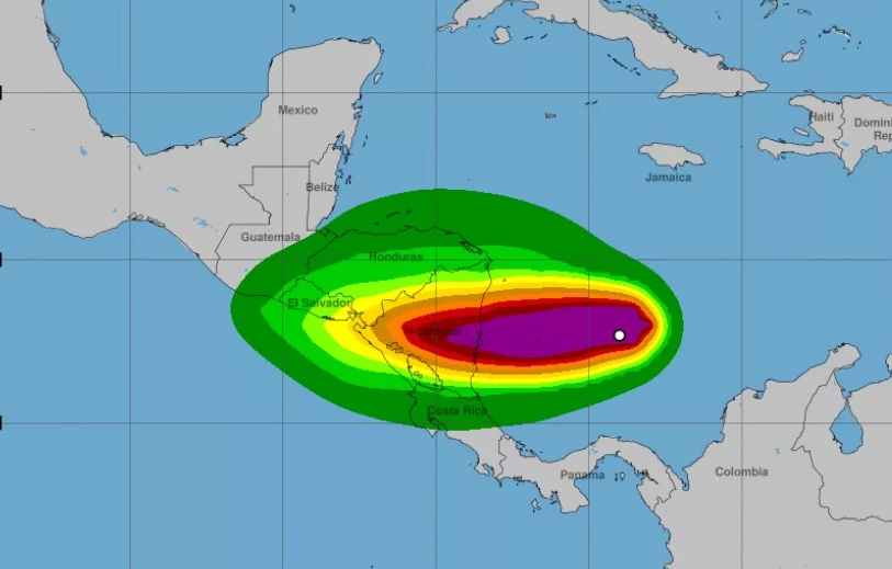 Esta será la trayectoria del ciclón tropical Julia en el territorio nacional