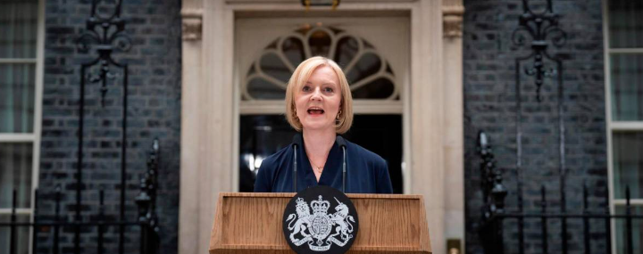 Liz Truss dimite como primera ministra británica Liz Truss dimite como primera ministra británica