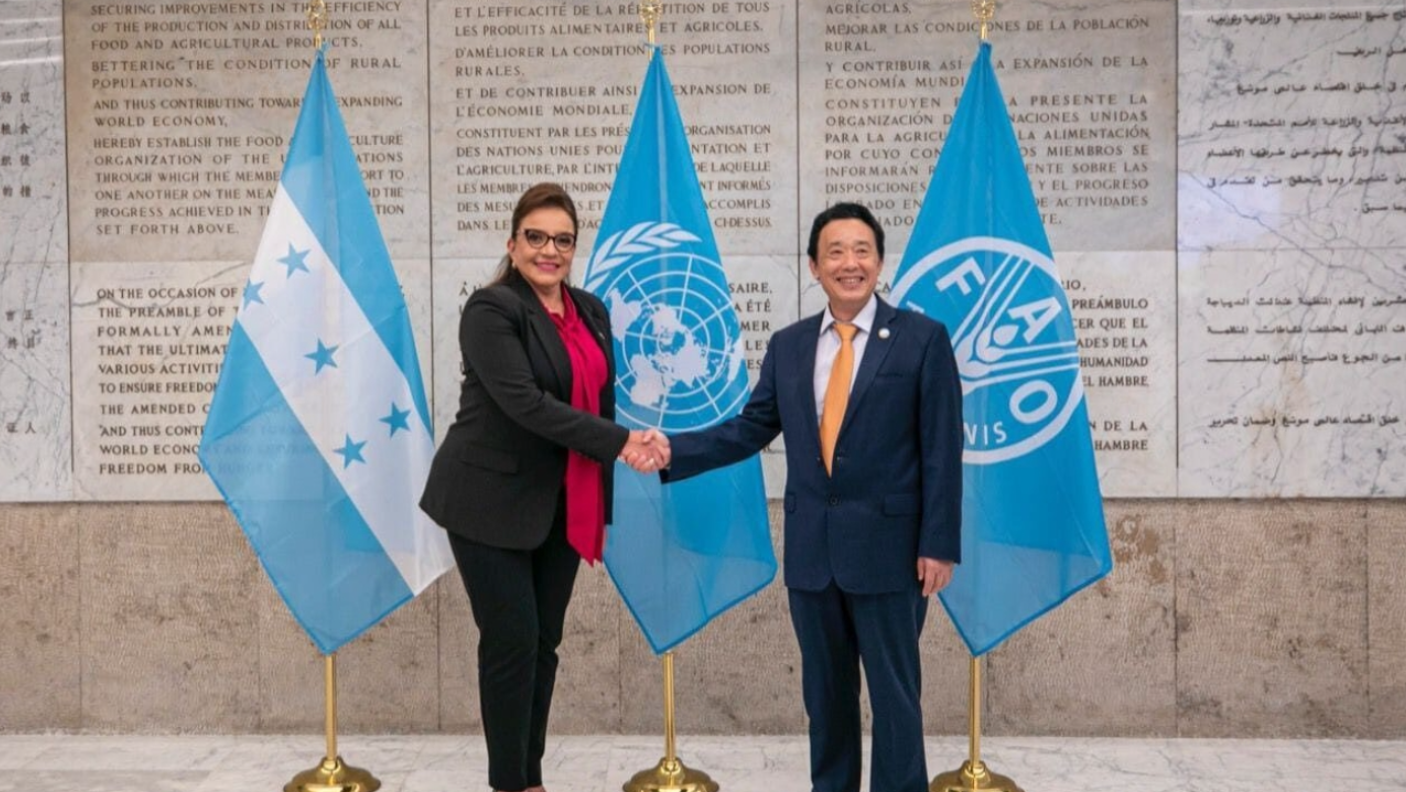 Presidenta Castro se reúne con el director de la FAO